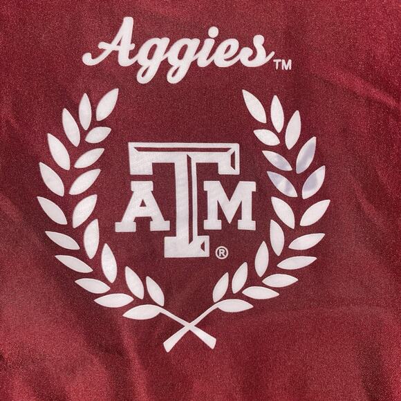 Texas A&M Aggies Women Medium Collegiate Quarter Zip Pullover Windbreaker Jacket - Picture 6 of 8
